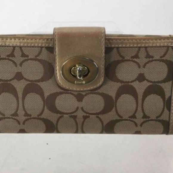 Coach Bags Coach Signature Turnlock Wallet Poshmark